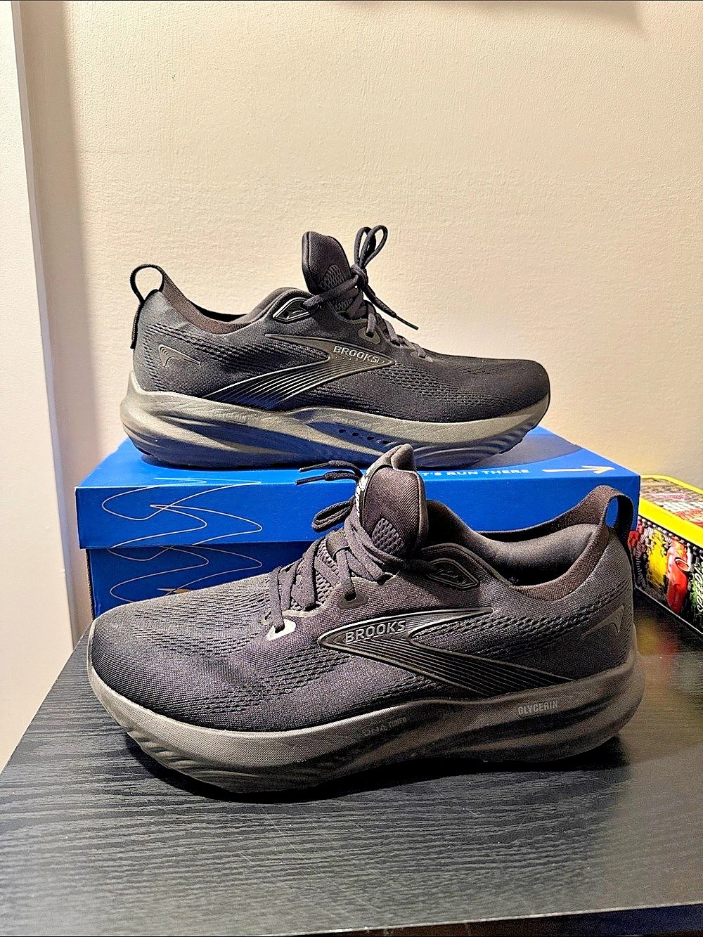 Brooks Glycerin 22 Men's Black US 13 D Athletic Shoes